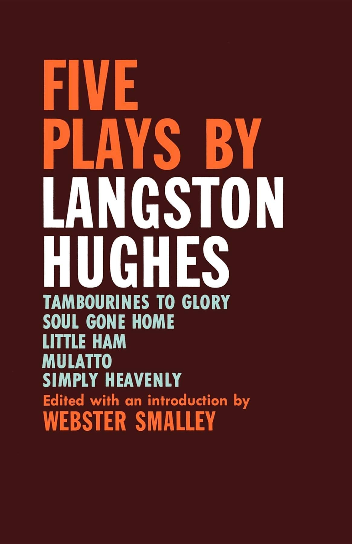 Five Plays by Langston Hughes (Midland Books, Band 121) Books
