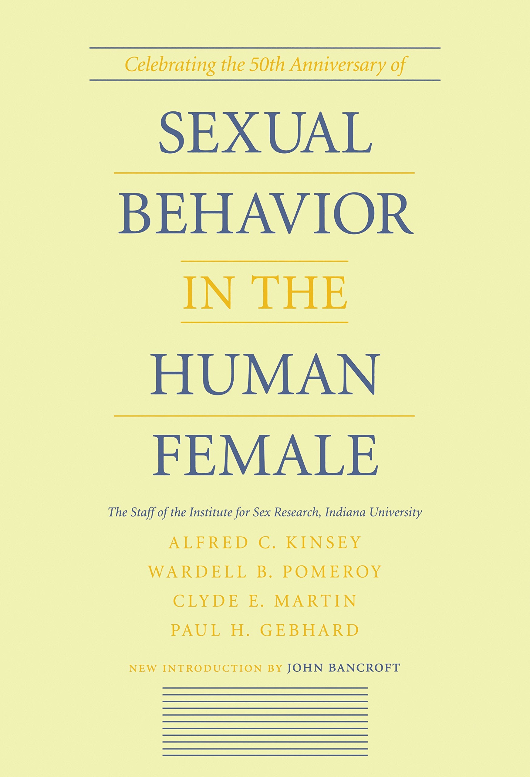 Sexual Behavior in the Human Female Social Sciences