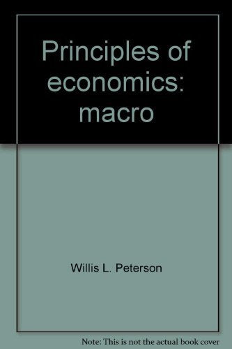 Principles of economics: macro (The Irwin series in economics) Books