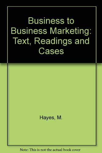 Business Marketing: A Global Perspective book