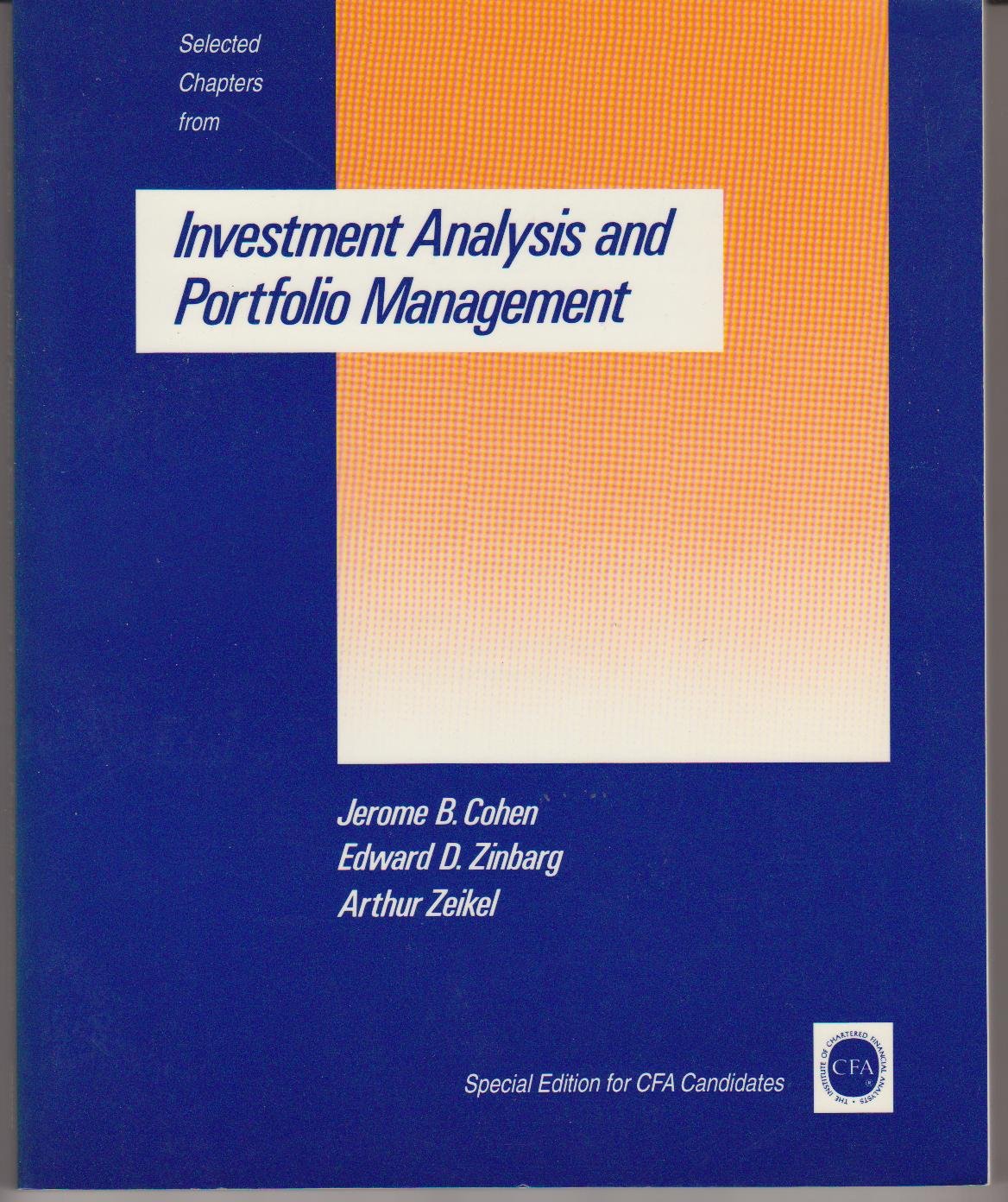 Selected Chapters from Investment Analysis and Portfolio Management book