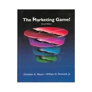 Marketing Game/Book and 3.5 Disk Business, Finance & Career