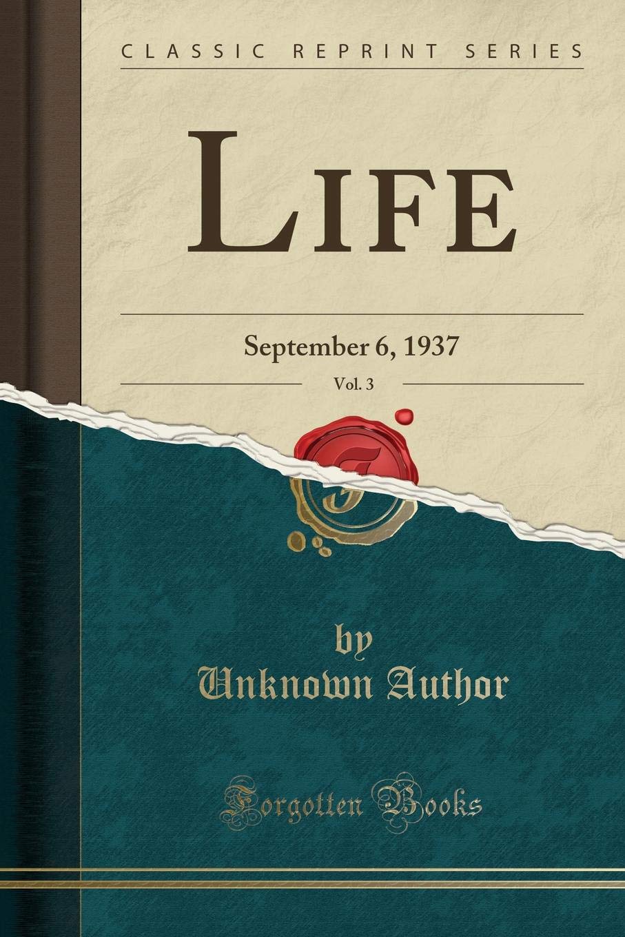 Life, Vol. 3: September 6, 1937 (Classic Reprint) book