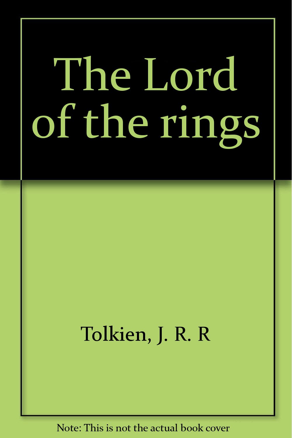 The Lord of the Rings Contemporary literature