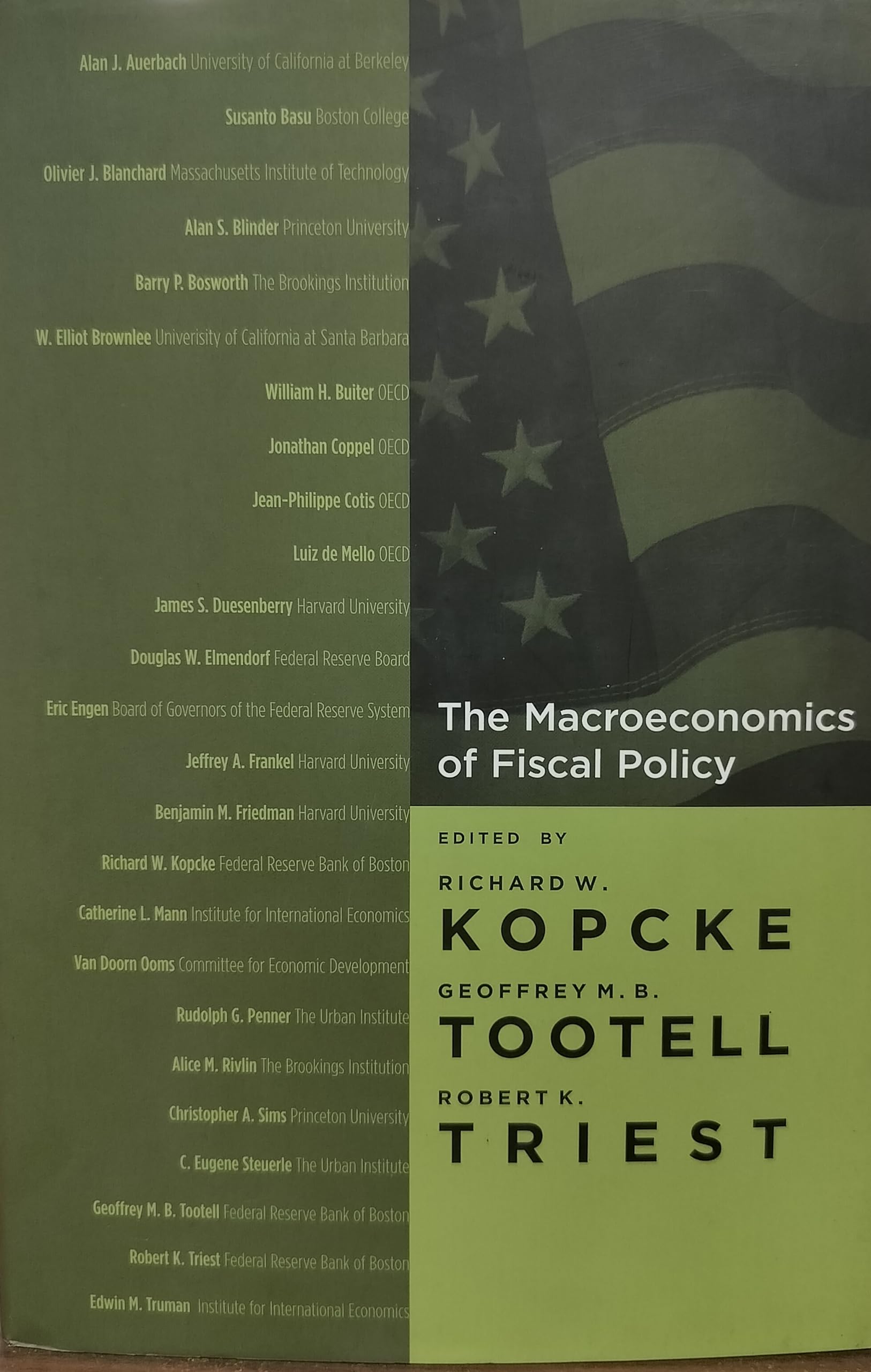 The Macroeconomics of Fiscal Policy (The MIT Press) Business, Finance & Career