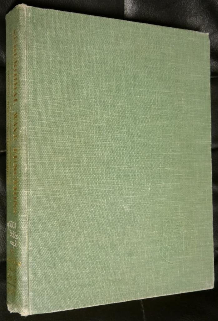 Spheroidal Wave Functions: Including Tables of Separation Constants and Coefficients book
