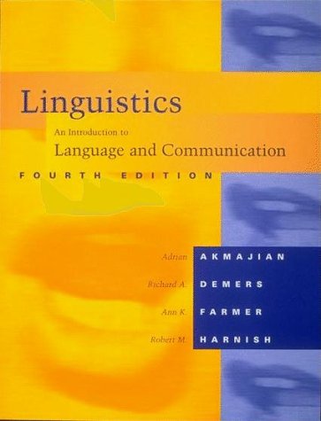 Product Image: Linguistics: An Introduction to Language and Communication