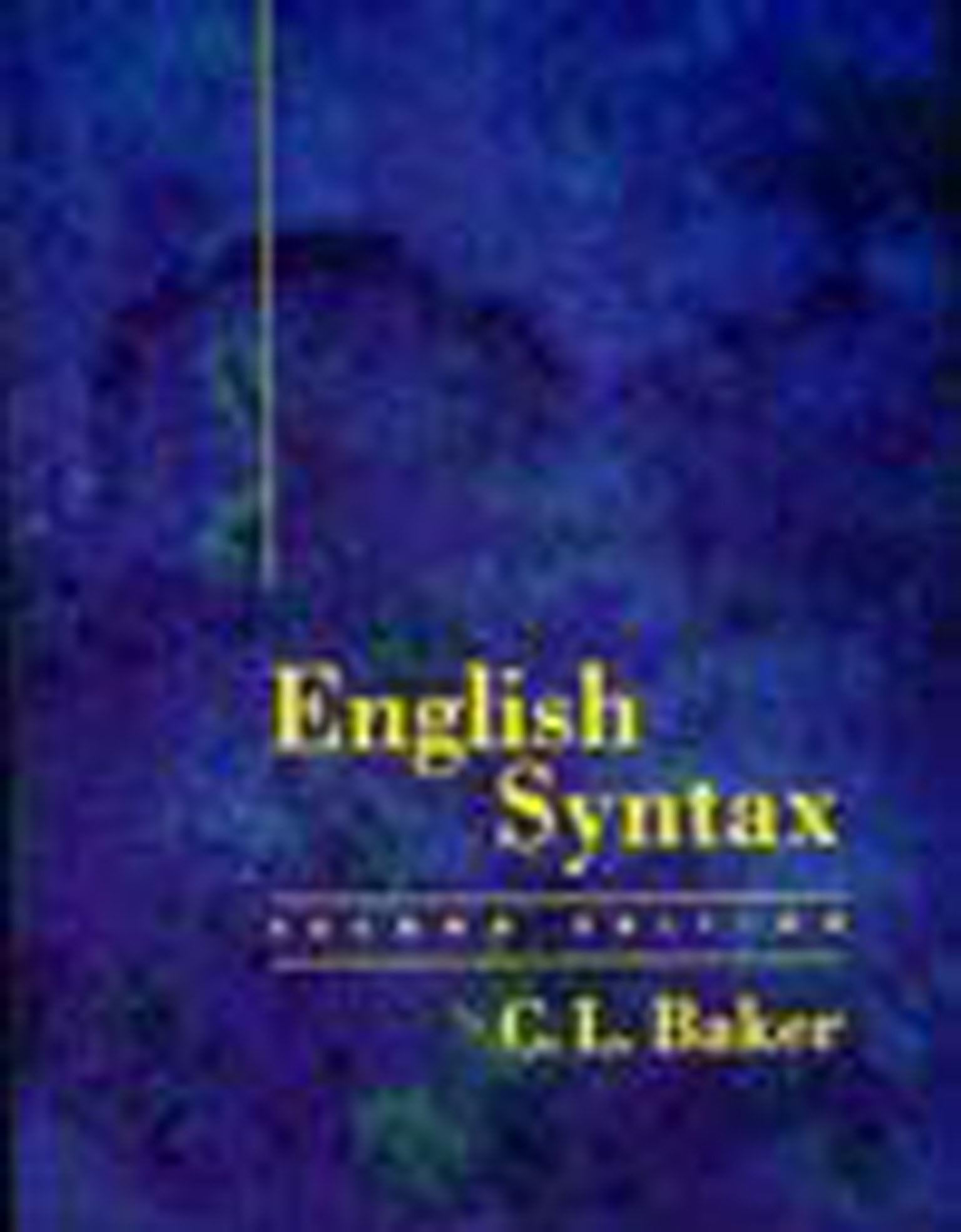 English Syntax, second edition Social Sciences