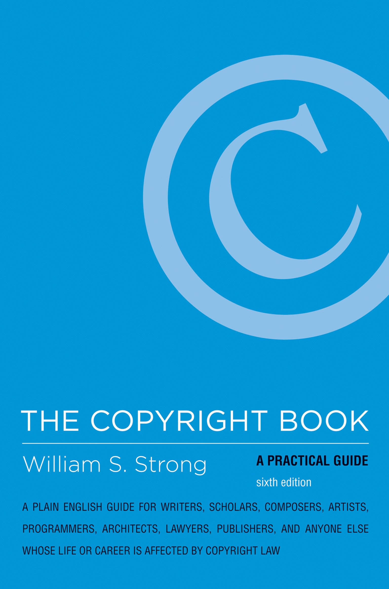 Product Image: The Copyright Book, sixth edition