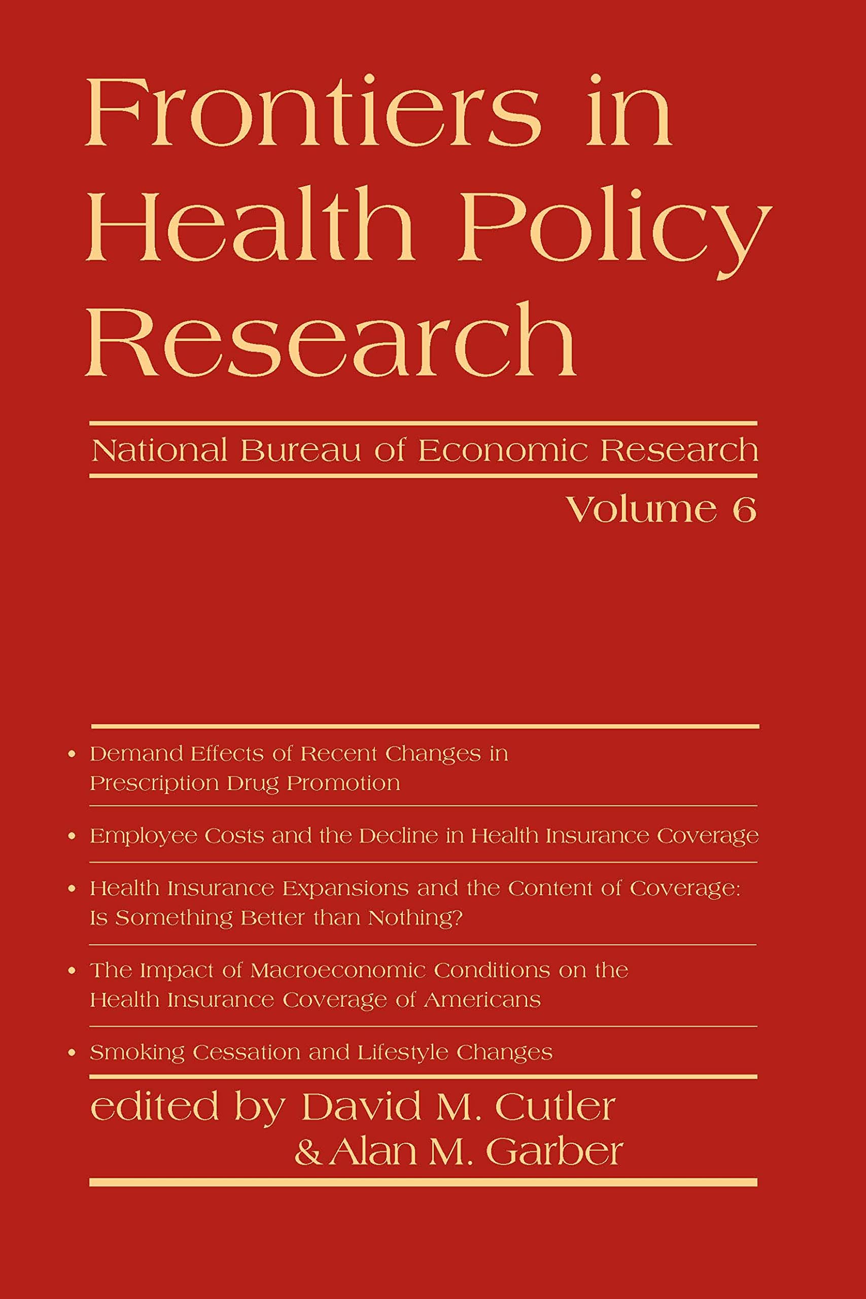 Frontiers in Health Policy Research Medicine