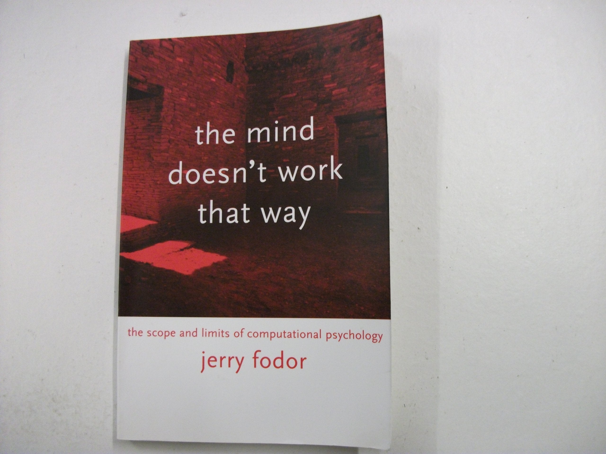 The Mind Doesn't Work That Way: The Scope and Limits of Computational Psychology (Bradford Books) Psychology