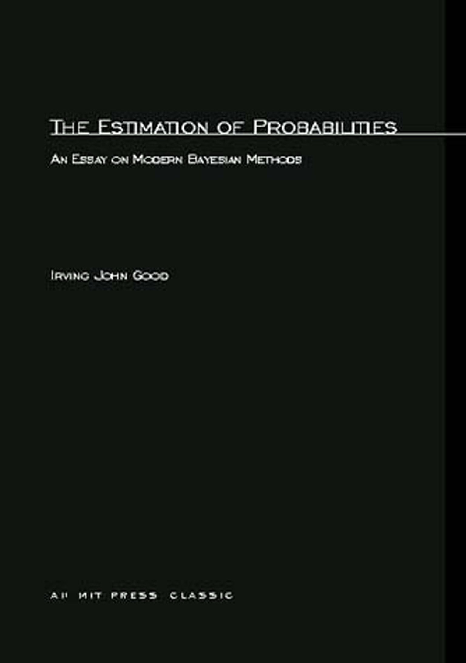 Product Image: The Estimation Of Probabilities