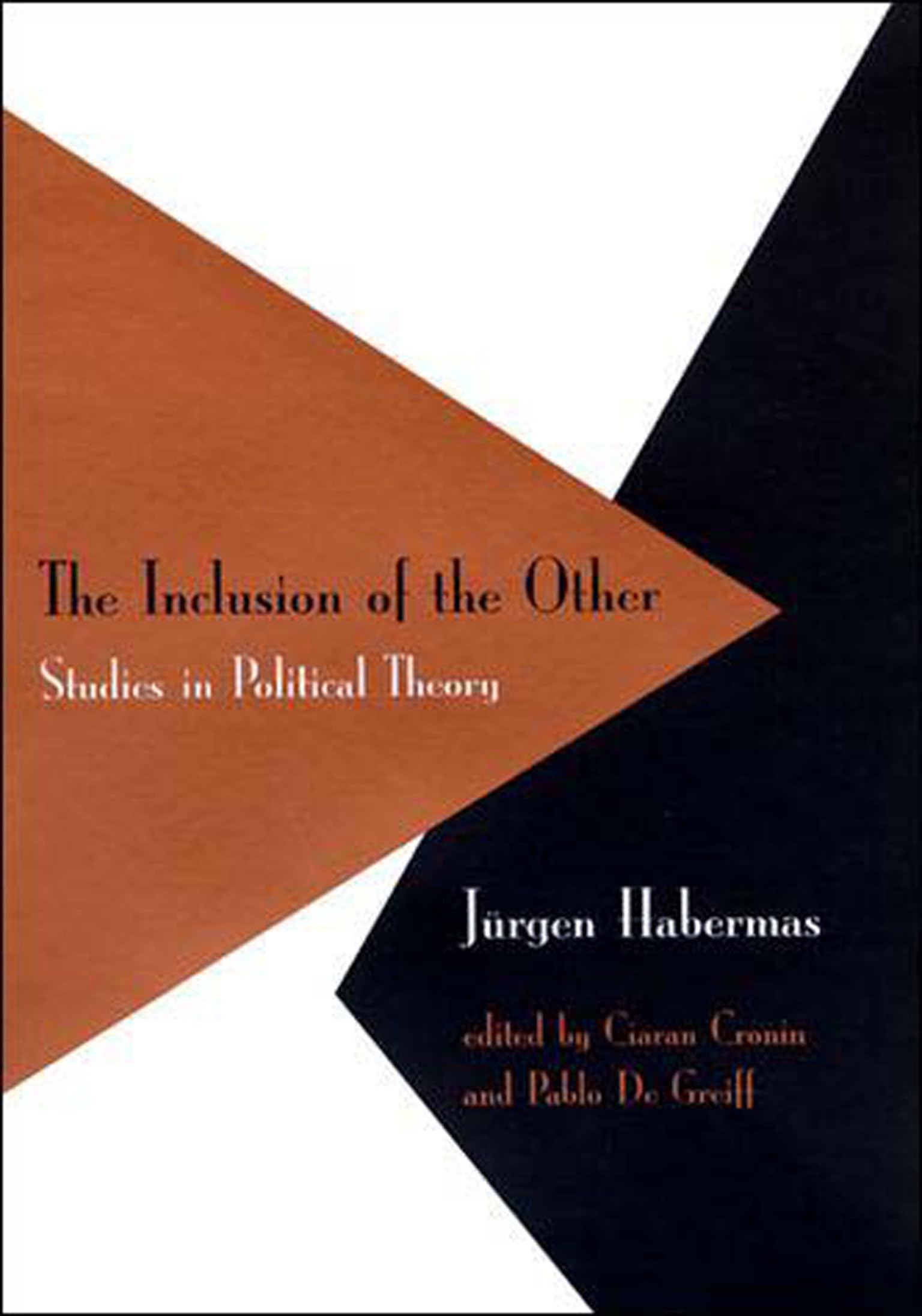 The Inclusion of the Other: Studies in Political Theory (Studies in Contemporary German Social Thought) Philosophy