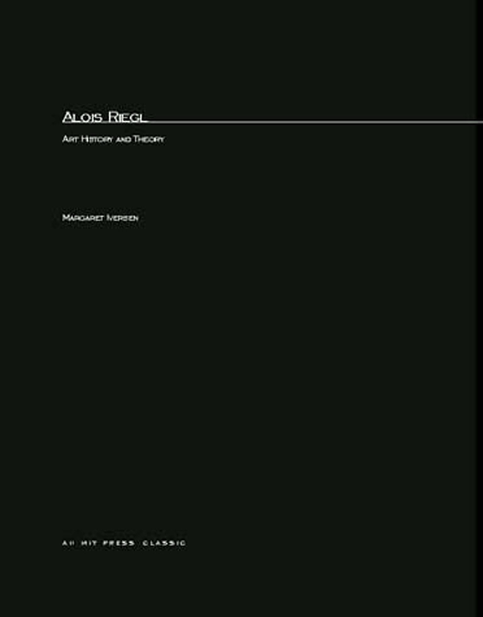 Alois Riegl: Art History and Theory book