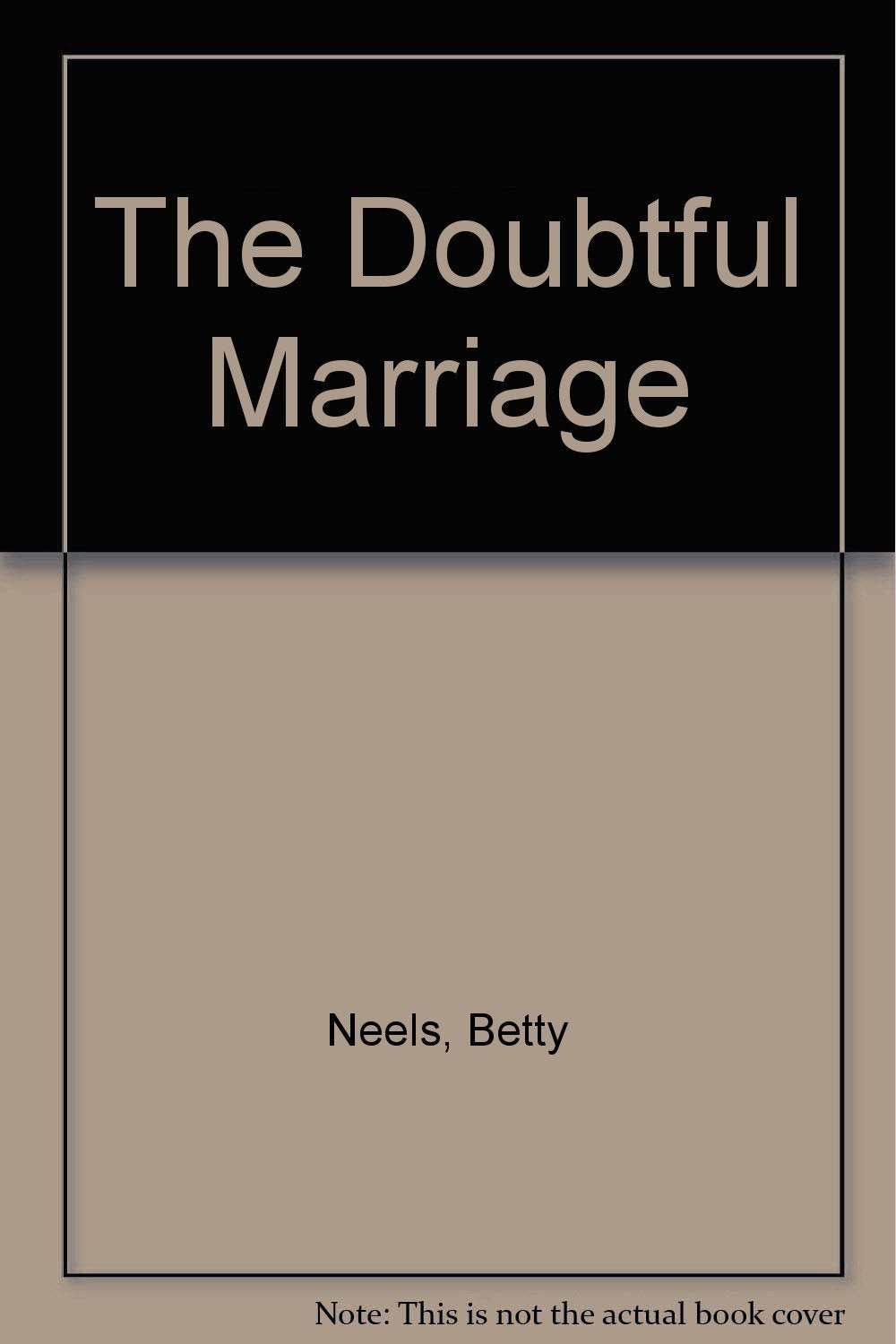 Product Image: The Doubtful Marriage
