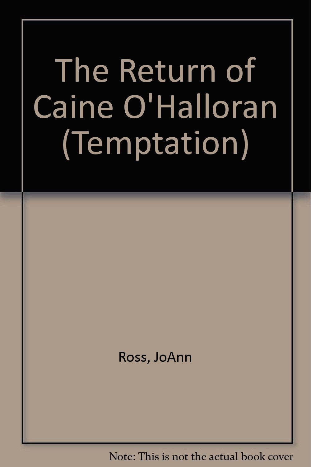 The Return of Caine O'Halloran book