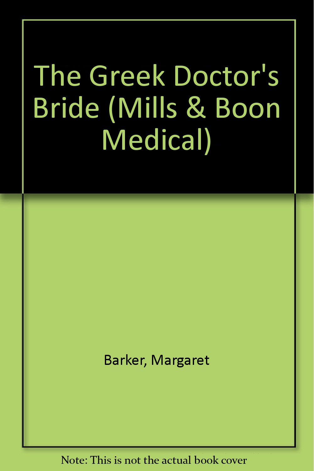 The Greek Doctor's Bride book