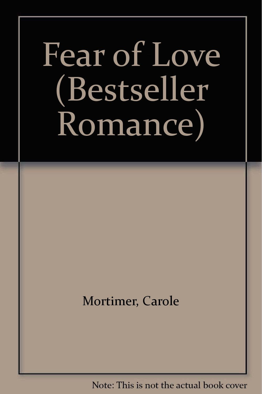 Fear Of Love book