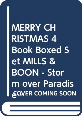 MERRY CHRISTMAS 4 Book Boxed Set MILLS & BOON - Storm over Paradise, Brazilian Enchantment, Smuggler's Love, Second-Best Husband. Books