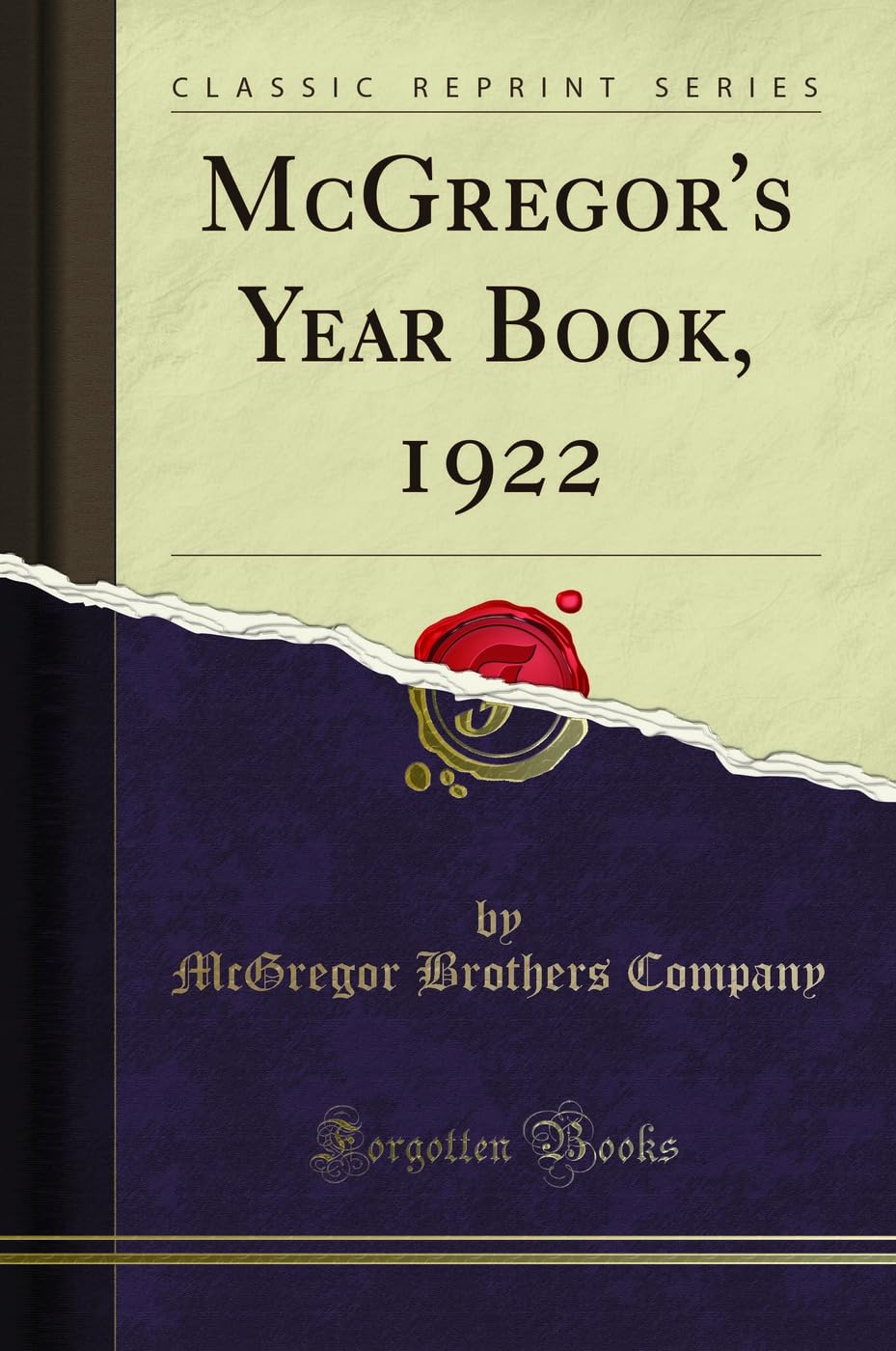 McGregor's Year Book, 1922 (Classic Reprint) book