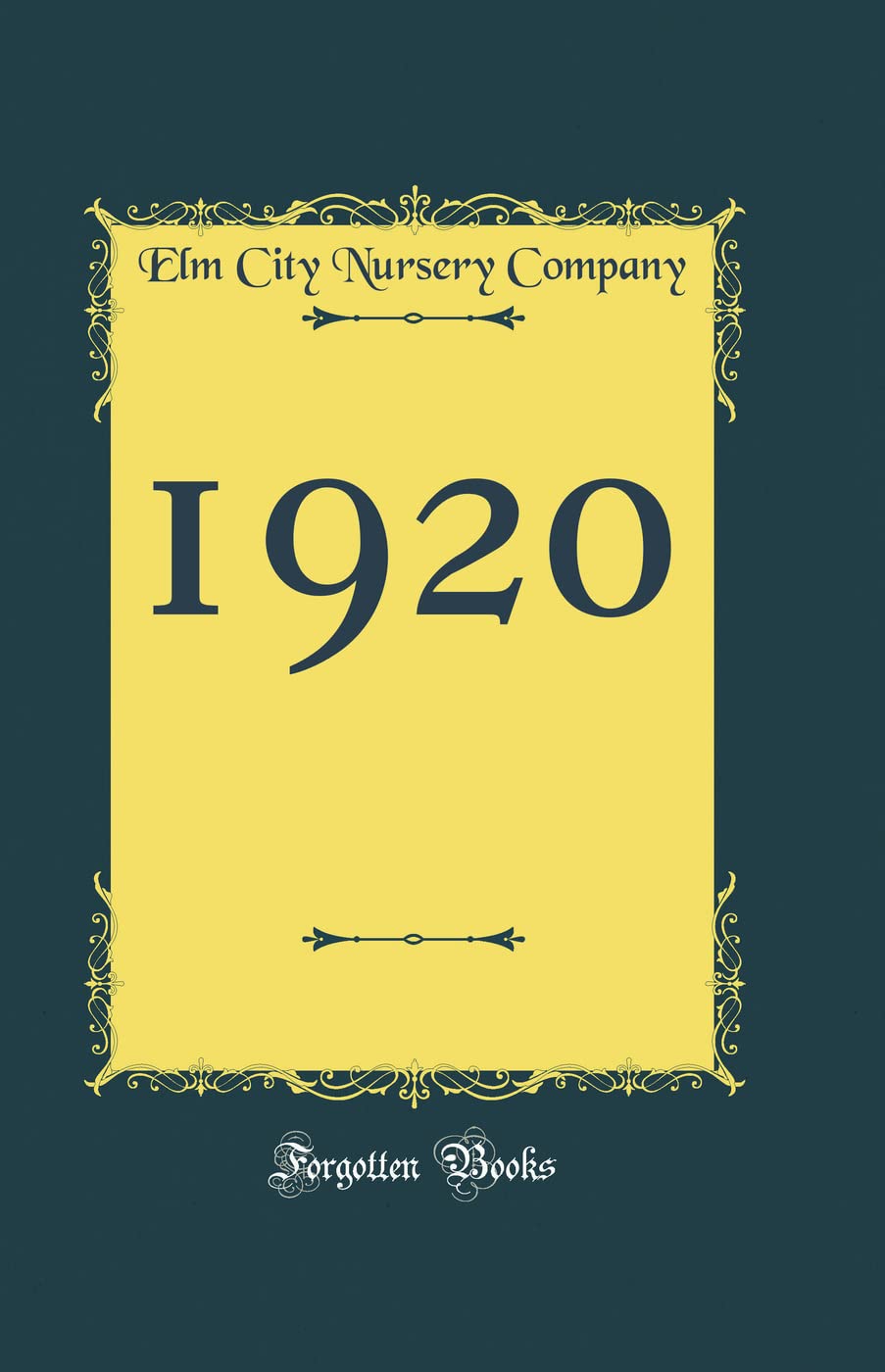 1920 (Classic Reprint) Garden & Plants
