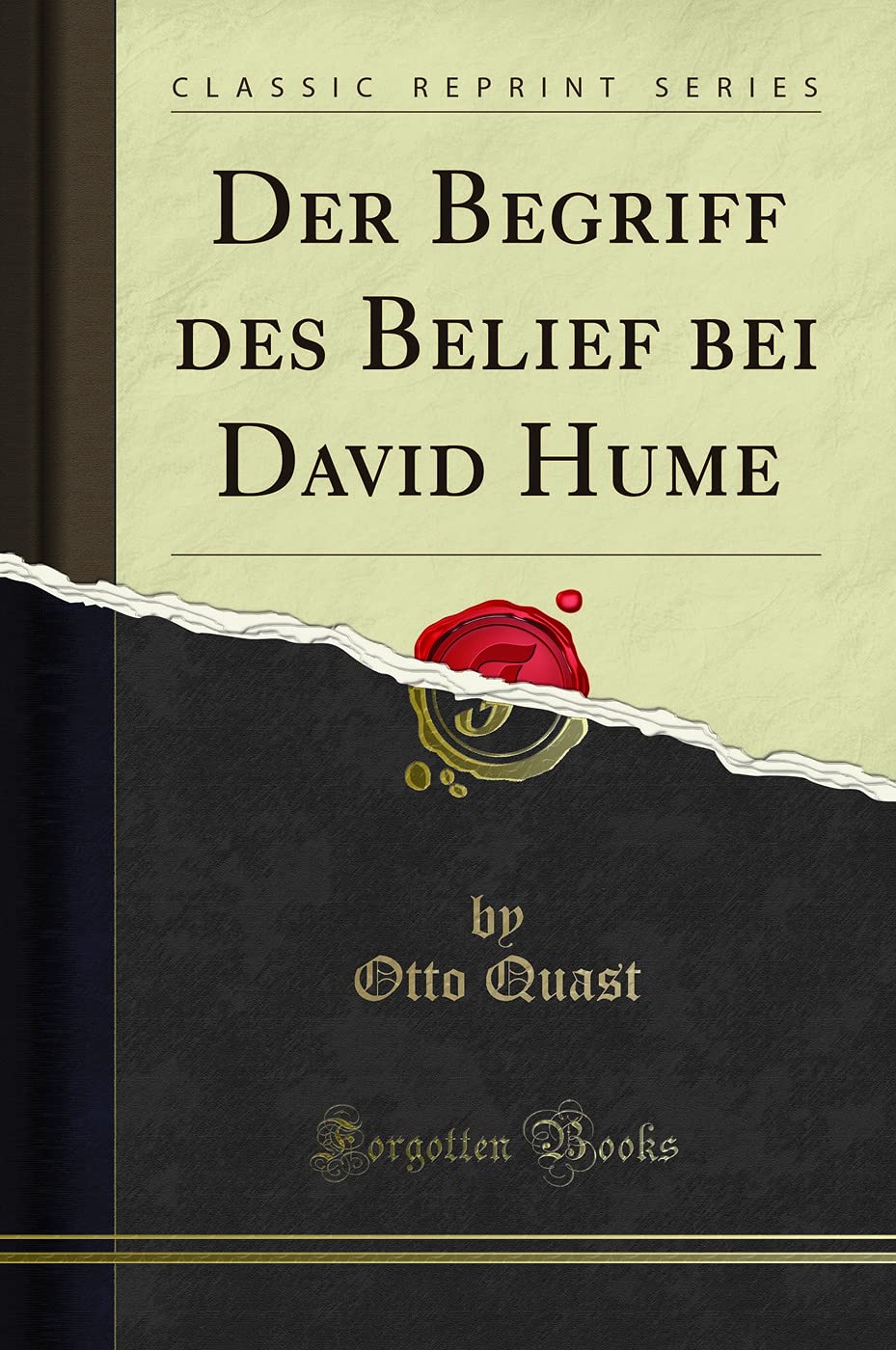 Der Begriff des Belief bei David Hume (Classic Reprint) Philosophy