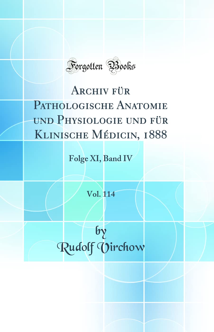 Archiv für Pathologische Anatomie und Physiologie und für Klinische Médicin, 1888, Vol. 114: Folge XI, Band IV (Classic Reprint) Medicine
