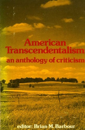 American Transcendentalism; An Anthology of Criticism, book