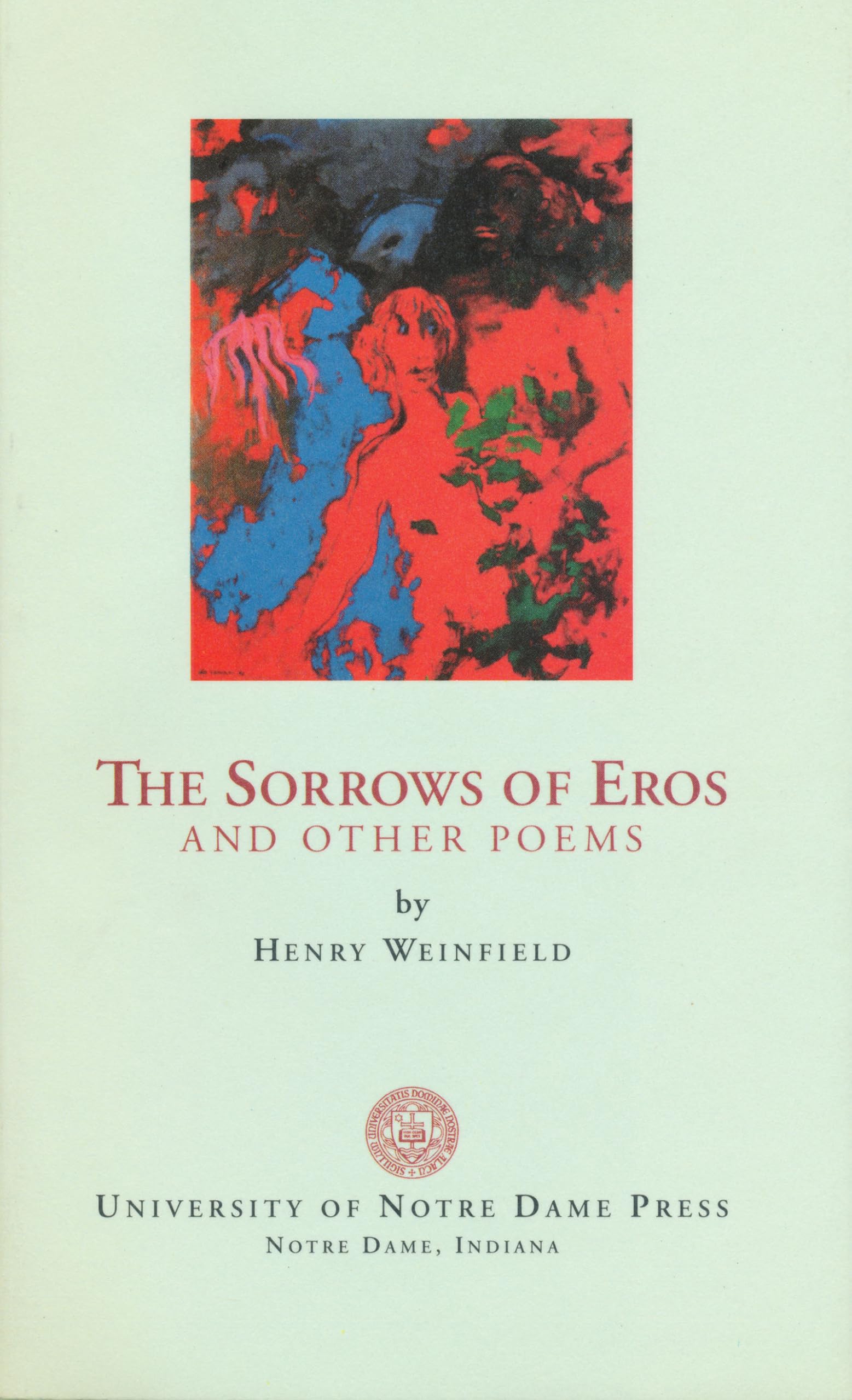 Sorrows of Eros and Other Poems Poetry