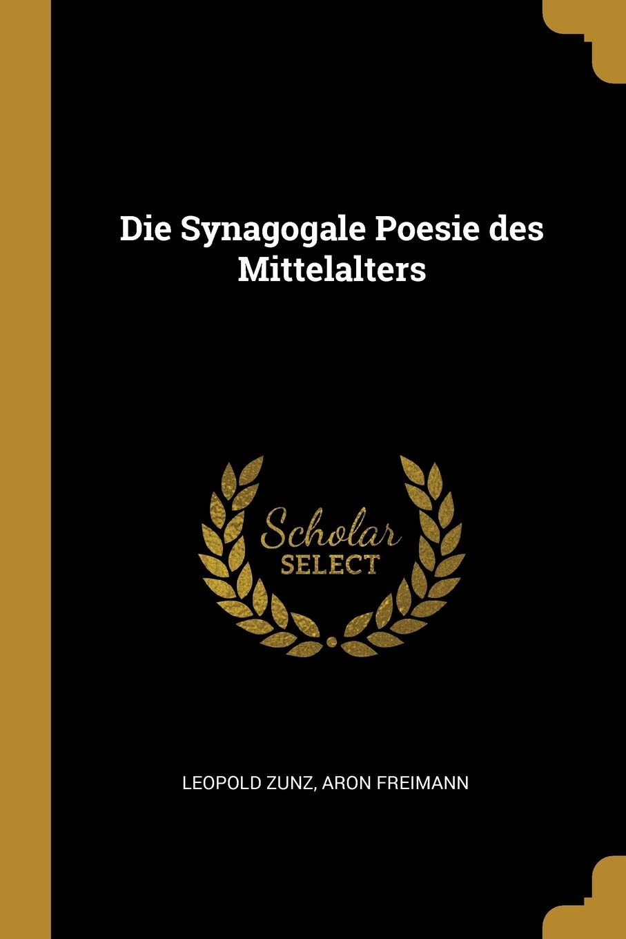 Die Synagogale Poesie des Mittelalters Poetry