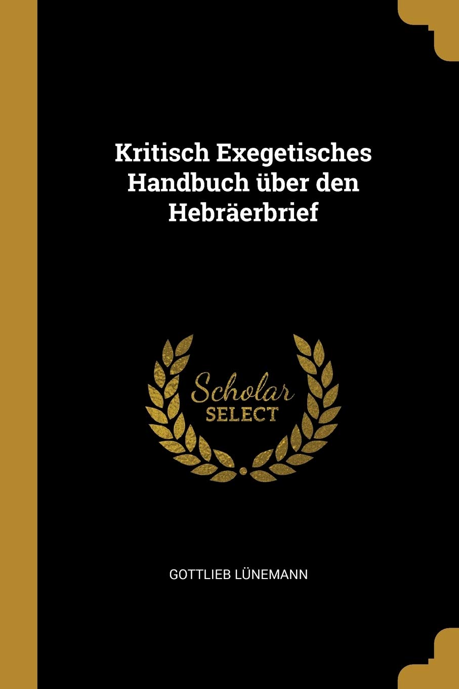 Kritisch Exegetisches Handbuch über den Hebräerbrief Religion & Esotericism