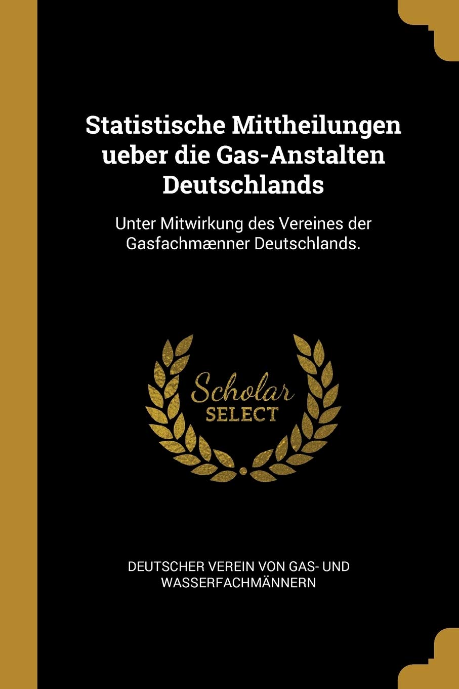 Statistische Mittheilungen ueber die Gas-Anstalten Deutschlands: Unter Mitwirkung des Vereines der Gasfachmænner Deutschlands. Politics & History