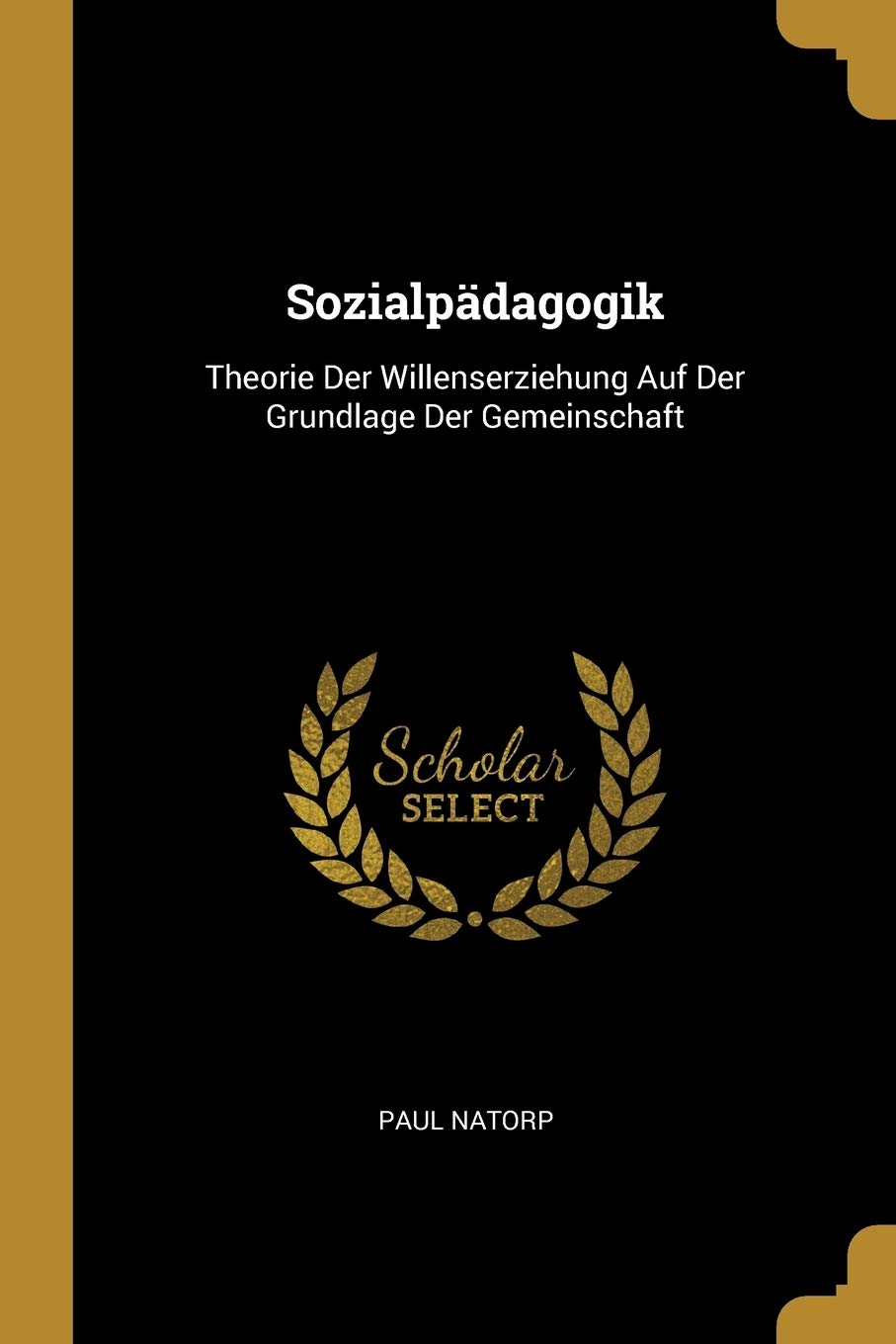 Sozialpädagogik: Theorie Der Willenserziehung Auf Der Grundlage Der Gemeinschaft Philosophy