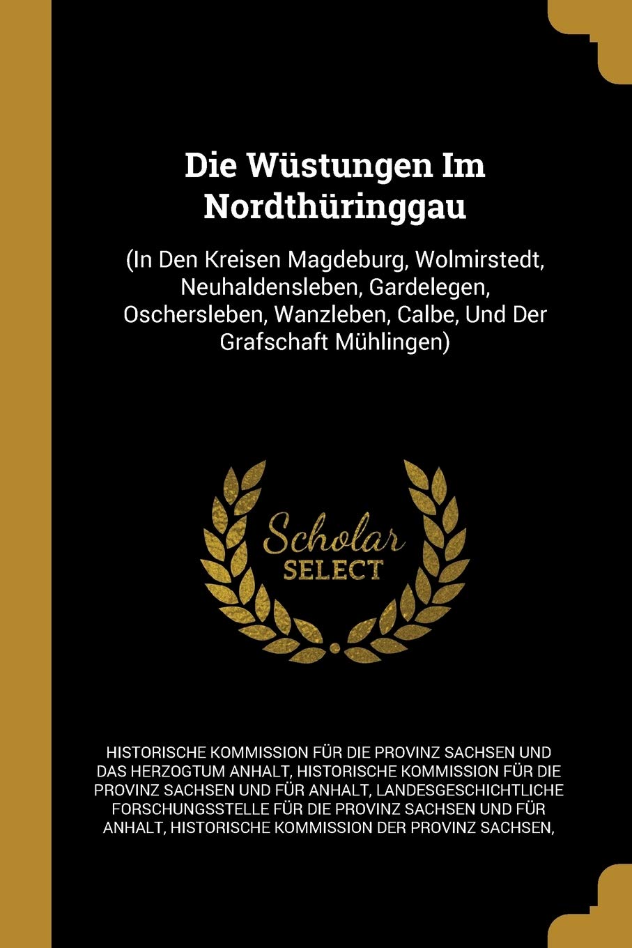 Die Wüstungen Im Nordthüringgau: (In Den Kreisen Magdeburg, Wolmirstedt, Neuhaldensleben, Gardelegen, Oschersleben, Wanzleben, Calbe, Und Der Grafschaft Mühlingen) Politics & History