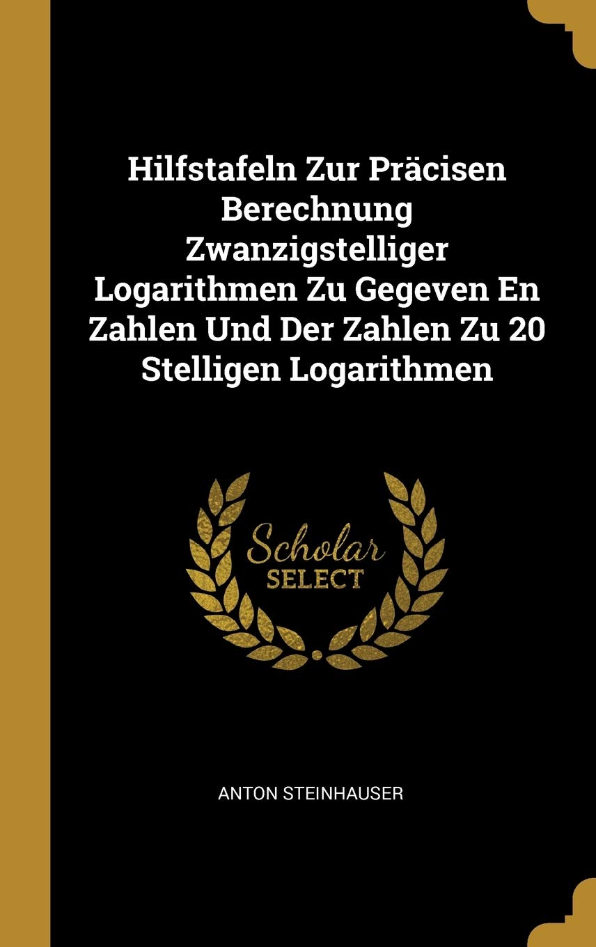 Steinhauser, A: GER-HILFSTAFELN ZUR PRACISEN B Mathematics