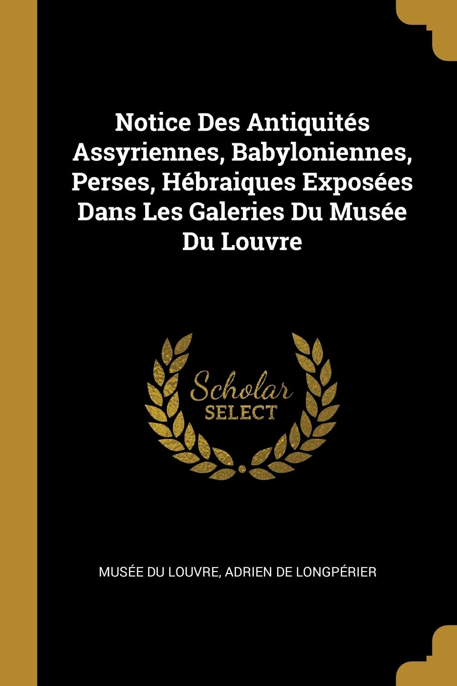 Notice Des Antiquités Assyriennes, Babyloniennes, Perses, Hébraiques Exposées Dans Les Galeries Du Musée Du Louvre book