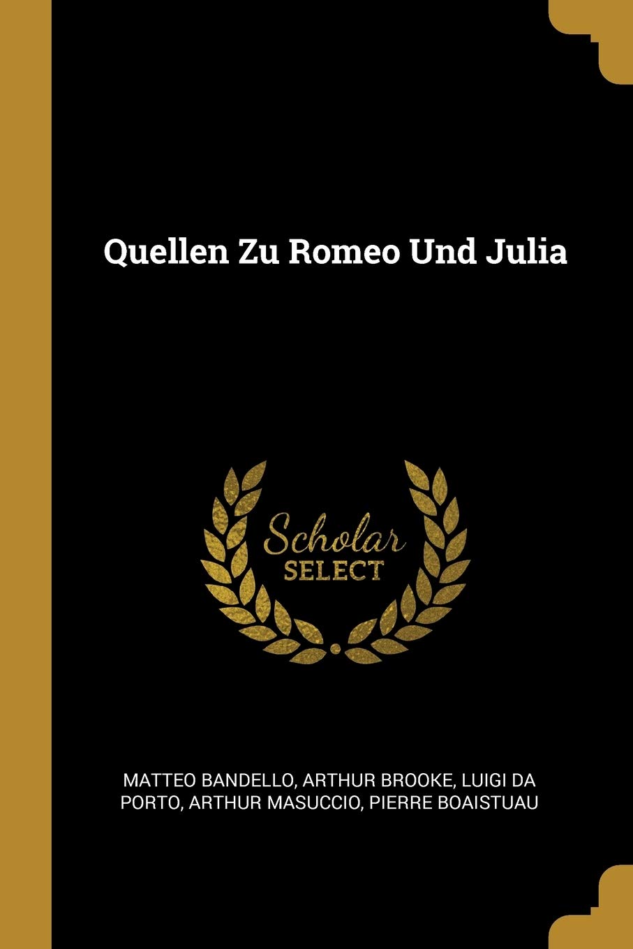 Quellen Zu Romeo Und Julia Drama
