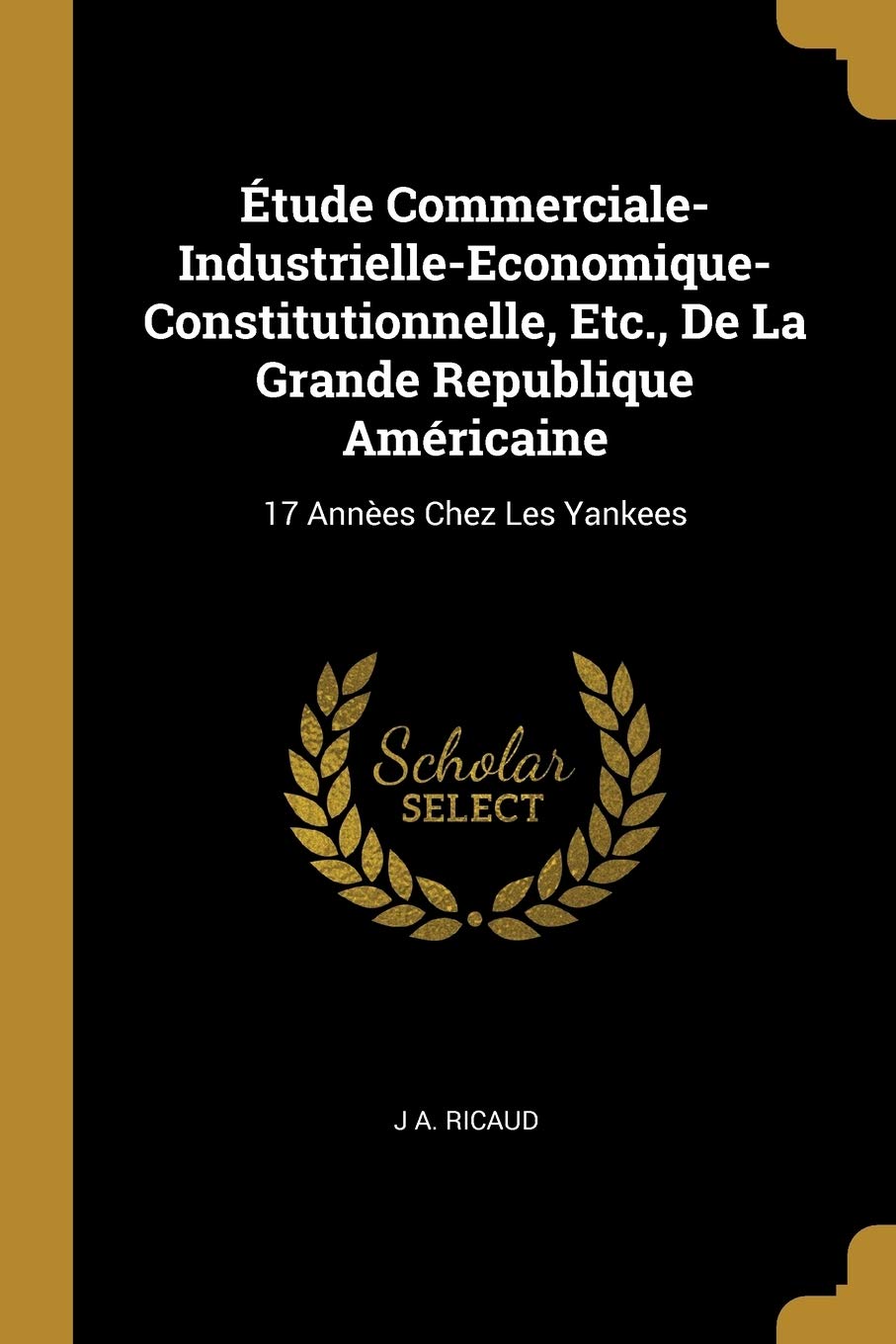 Étude Commerciale-Industrielle-Economique-Constitutionnelle, Etc., De La Grande Republique Américaine: 17 Annèes Chez Les Yankees Politics & History