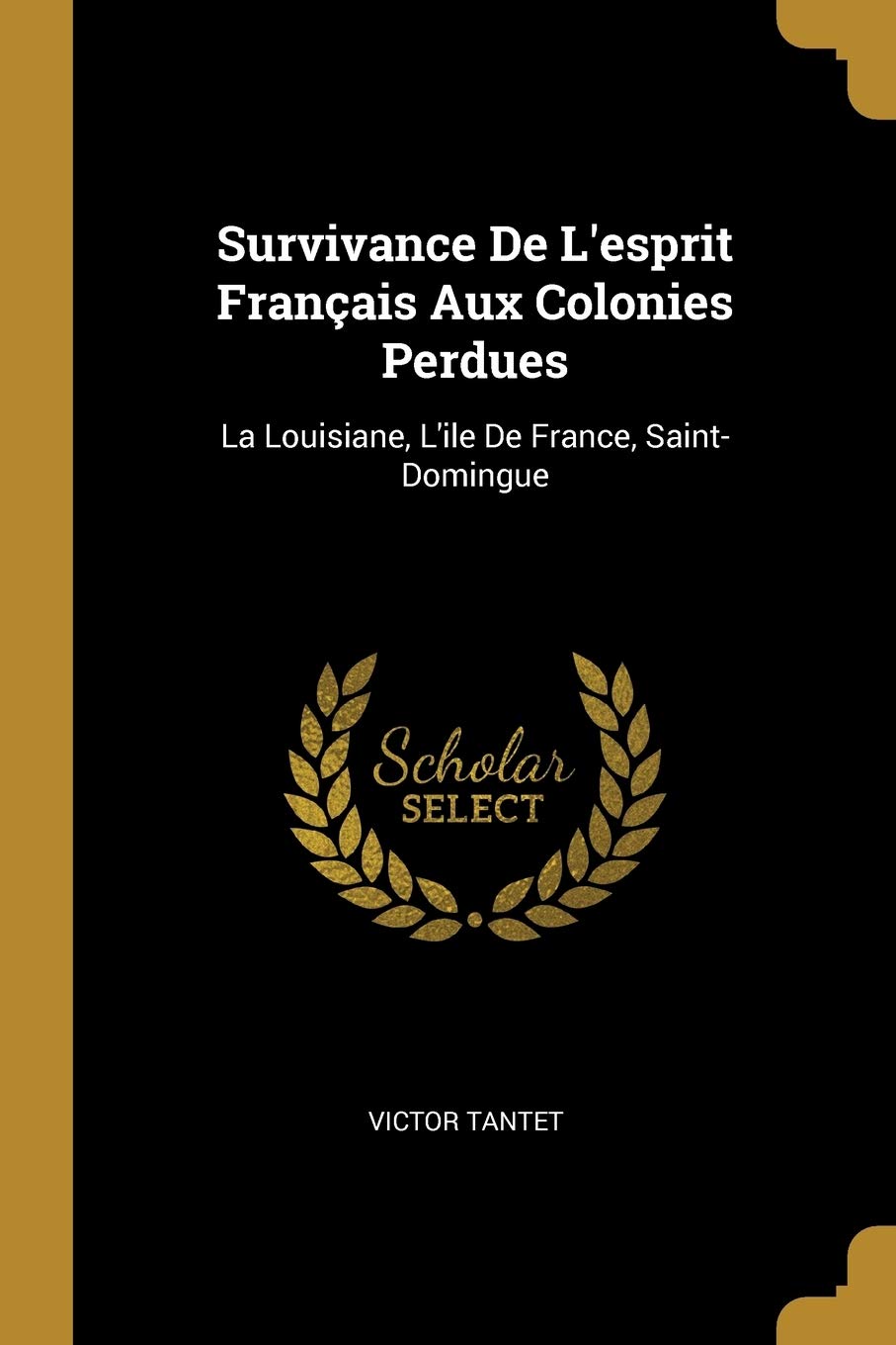 Survivance De L'esprit Français Aux Colonies Perdues: La Louisiane, L'ile De France, Saint-Domingue book