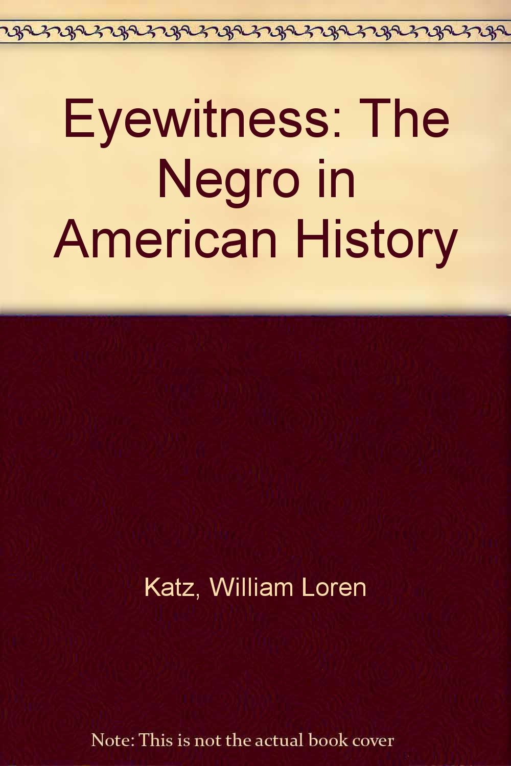Eyewitness: The Negro in American History book