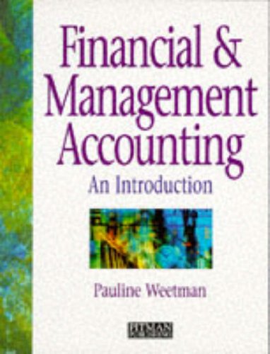 Financial and Management Accounting: An Introduction book