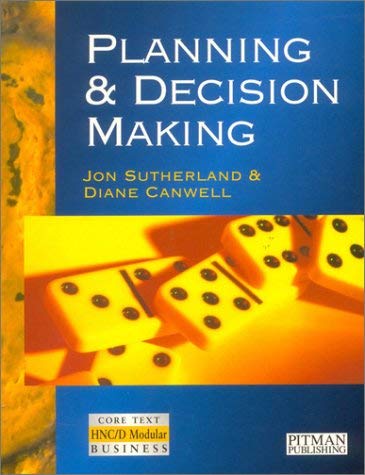 Planning and Decision Making HND Modular Business, Finance & Career