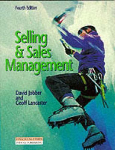Selling and Sales Management book