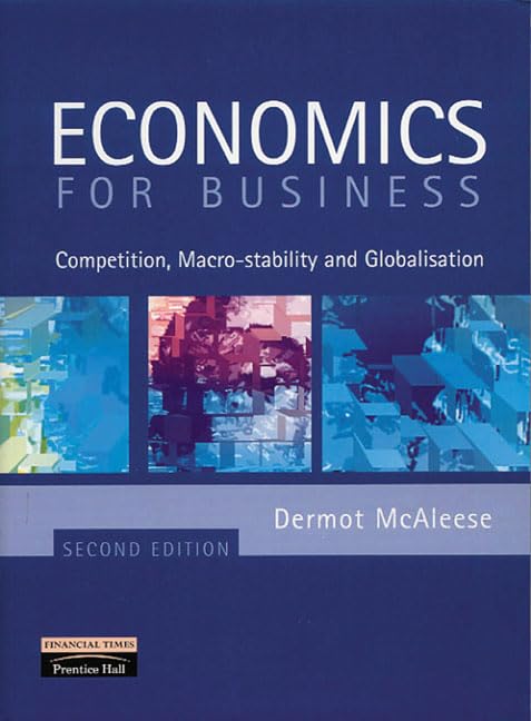 Economics for Business: Competition, Macro-stability and Globalisation Law