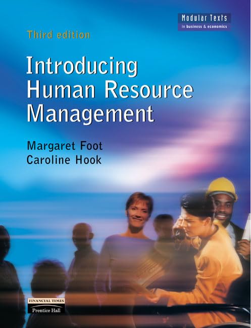 Introducing Human Resource Management (Modular Texts in Business & Economics) Business, Finance & Career