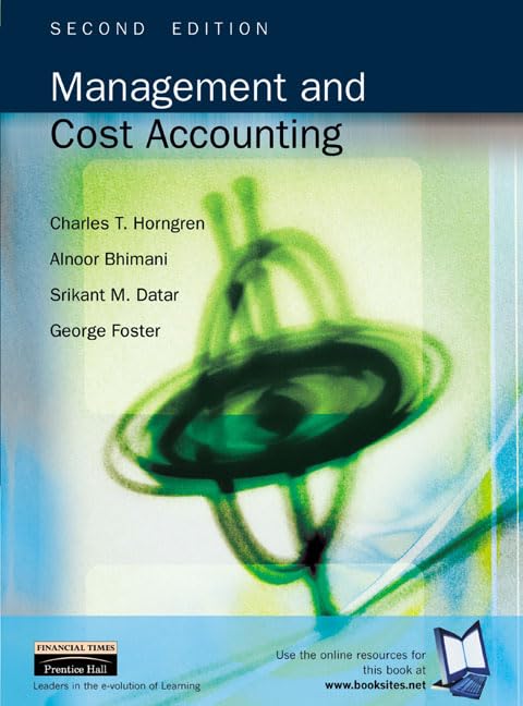 Management and Cost Accounting Business, Finance & Career