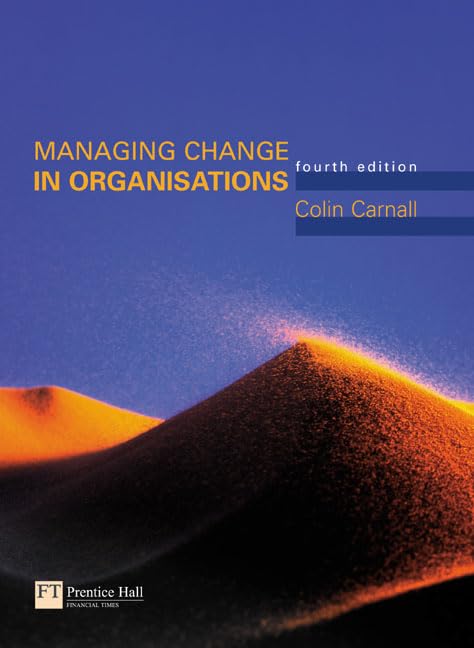 Product Image: Managing Change in Organizations