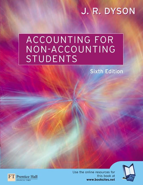 Accounting for Non-Accounting Students Business, Finance & Career Books