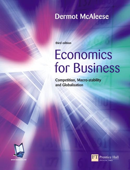 Economics for Business: Competition, Macro-Stability and Globalisation Business, Finance & Career