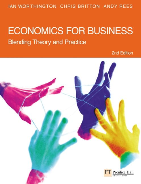 Economics for Business: Blending Theory and Practice Business, Finance & Career
